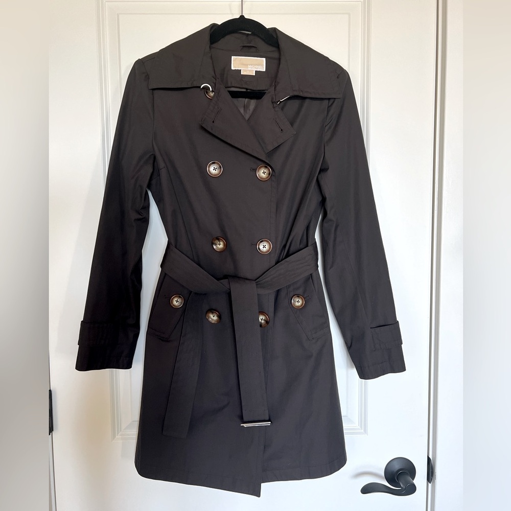 LIKE NEW Michael KORS Trench Coat SZ S